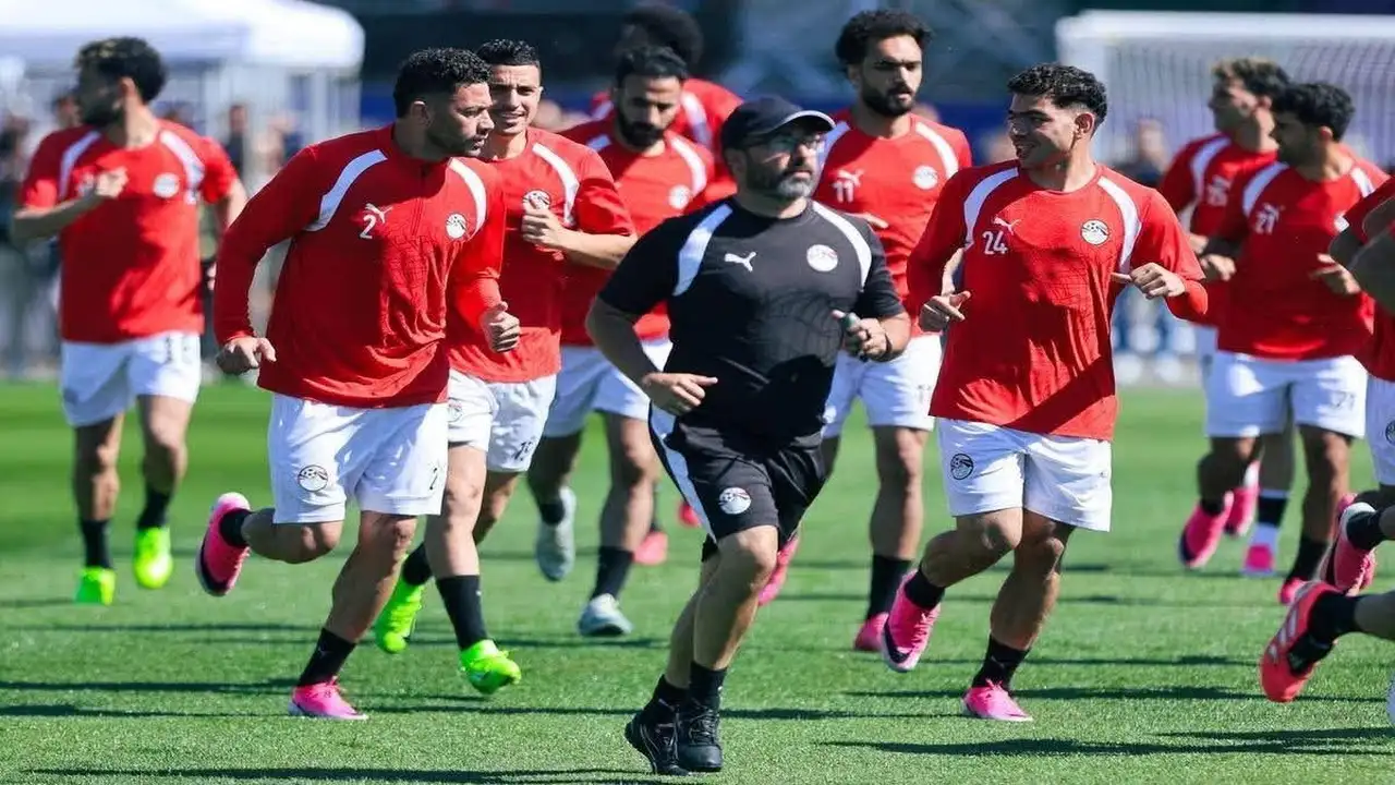 منتخب مصر ينهي تدريباته قبل مواجهة بلجيكا في كأس العالم